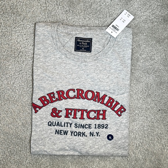 Abercrombie & Fitch Shirts Abercrombie And Fitch Logo Tshirt Xl Poshmark